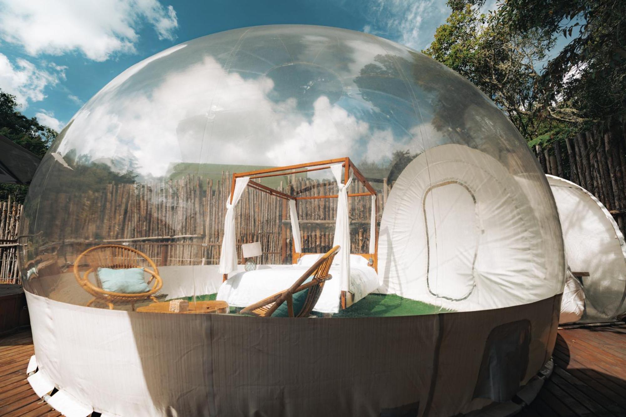 Отель Bubblesky Glamping 15 Min From Medellin Рионегро Экстерьер фото