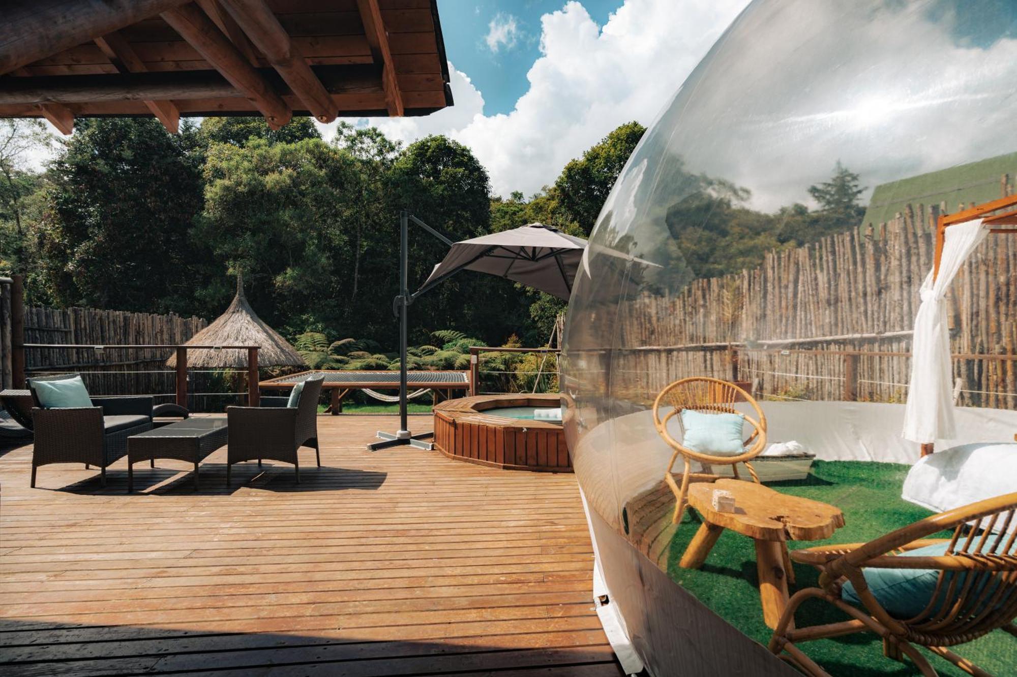 Отель Bubblesky Glamping 15 Min From Medellin Рионегро Экстерьер фото