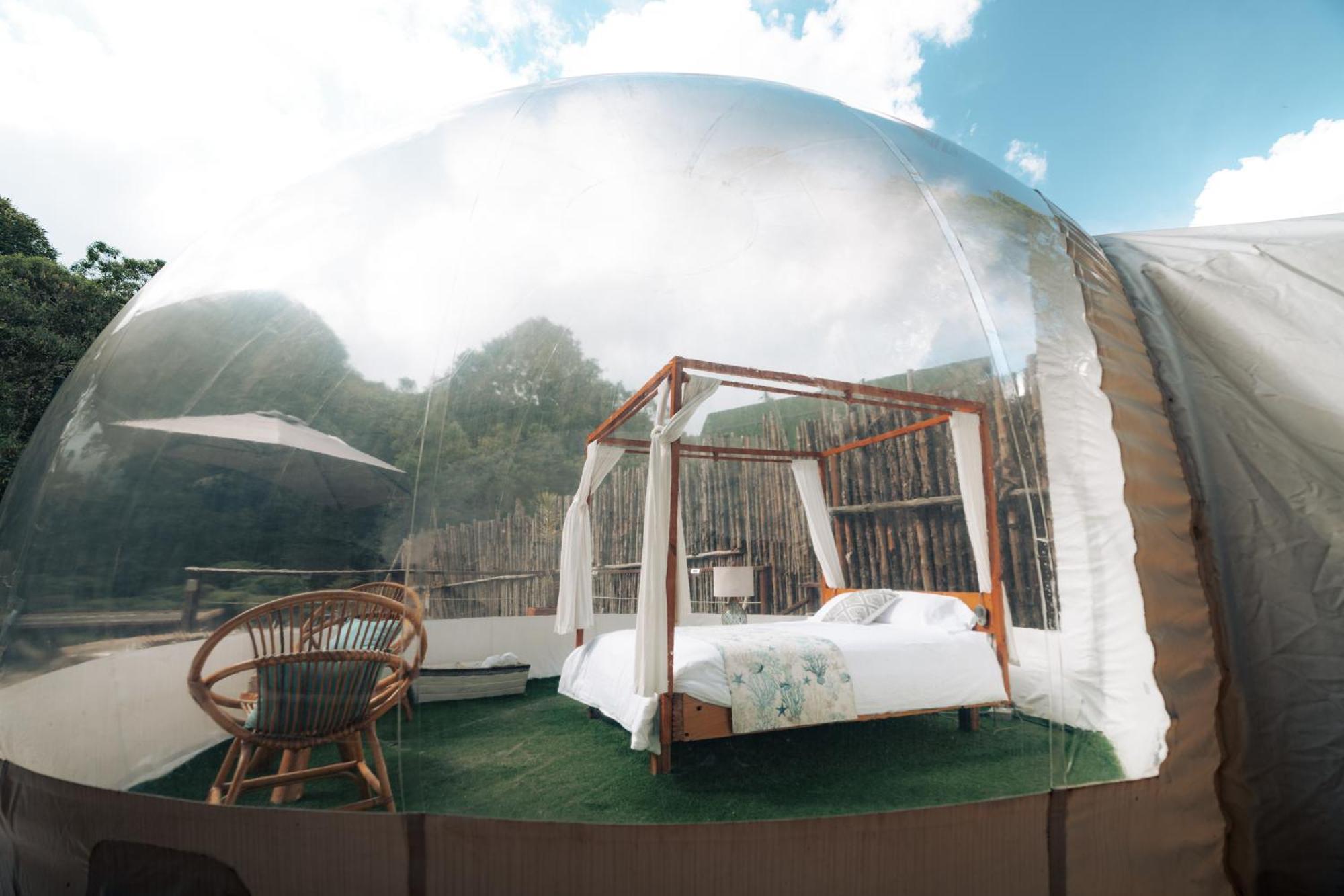 Отель Bubblesky Glamping 15 Min From Medellin Рионегро Экстерьер фото