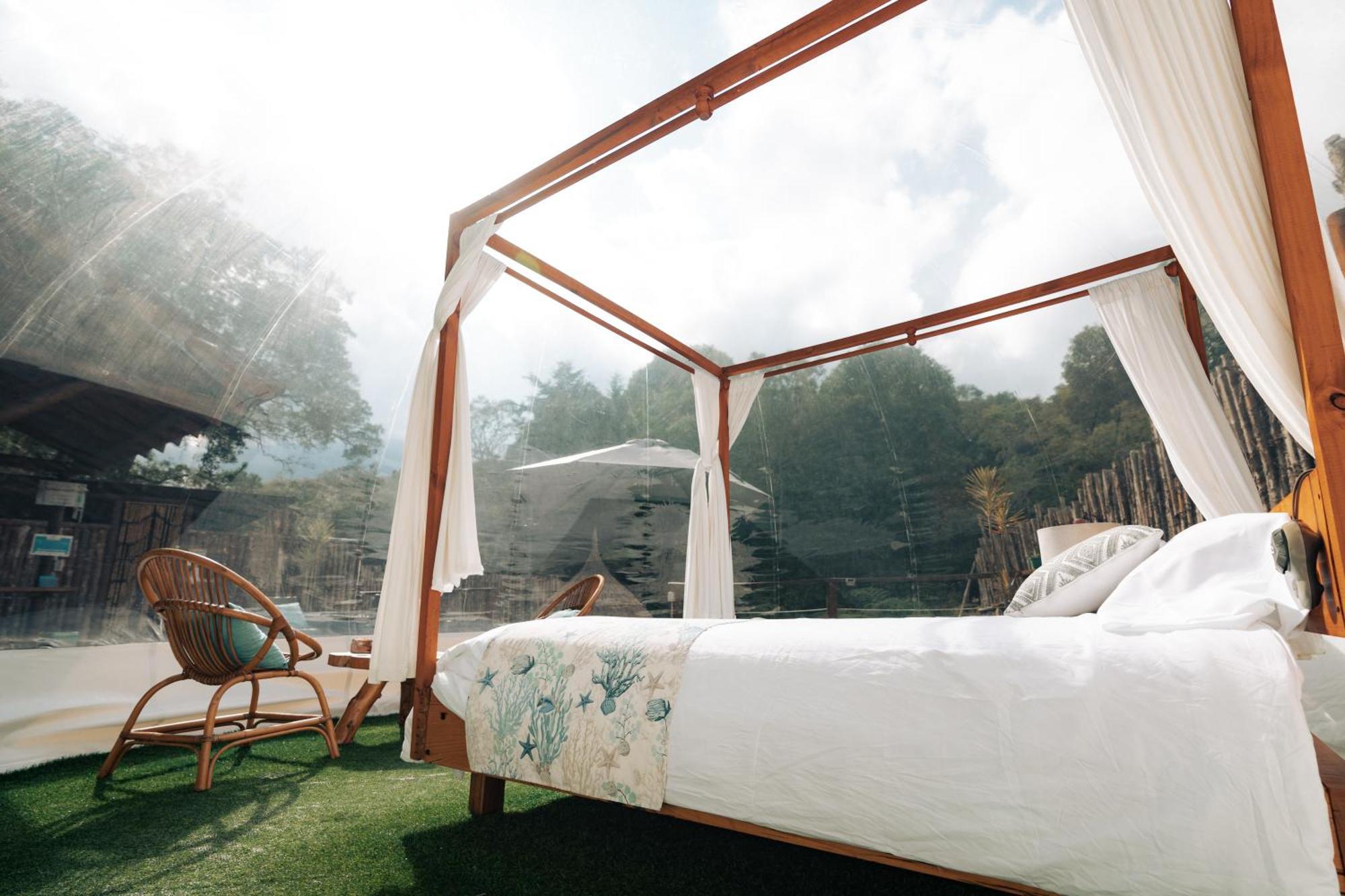 Отель Bubblesky Glamping 15 Min From Medellin Рионегро Экстерьер фото