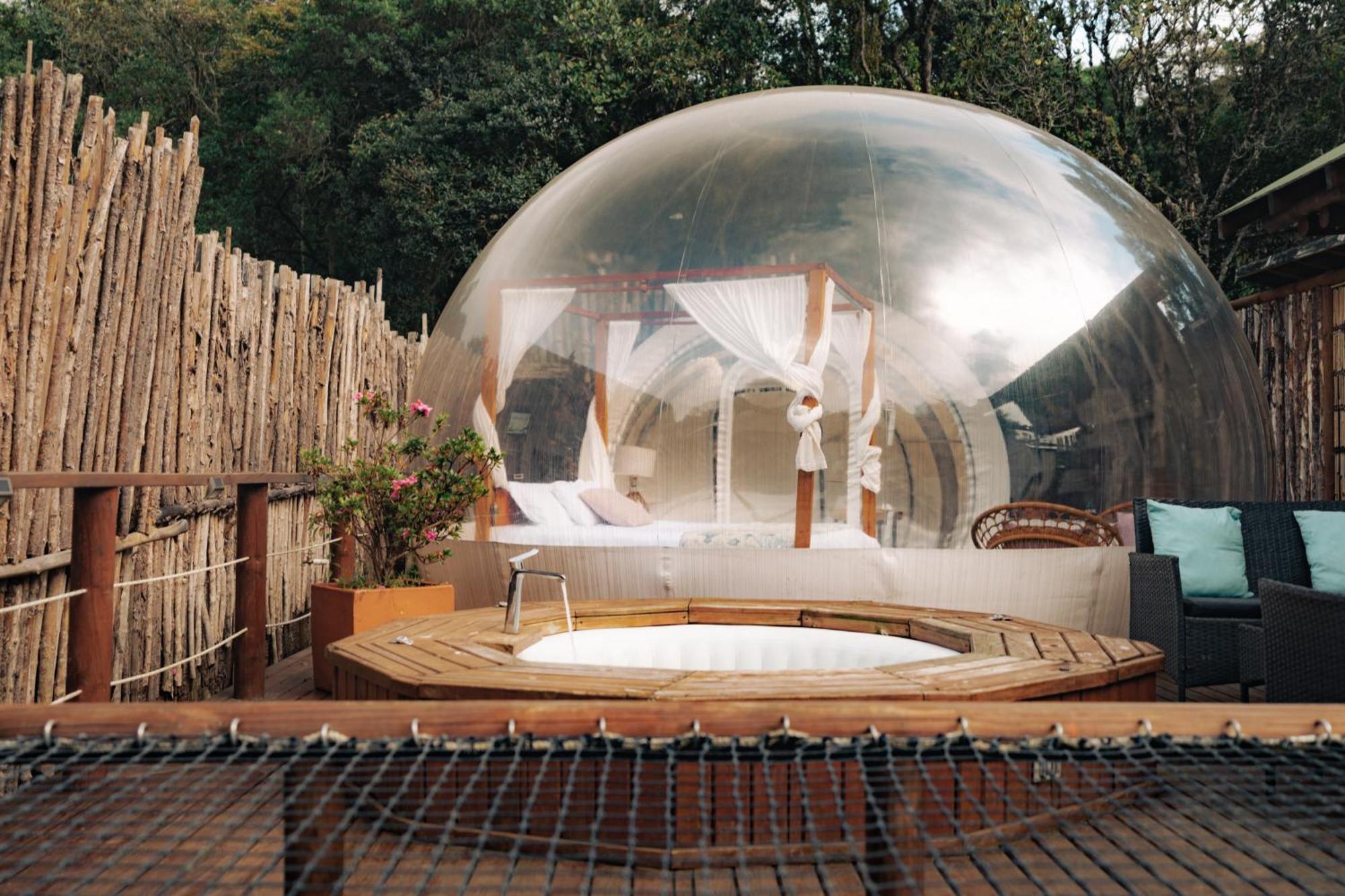 Отель Bubblesky Glamping 15 Min From Medellin Рионегро Экстерьер фото
